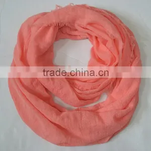100% Polyester Jersey Scarf, Tube Scarf, Double Layer Loop Scarf thumbnail-2