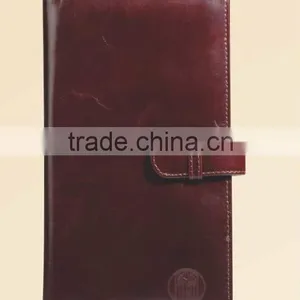 Creative Leather Passport Holder Gift Set With Leather Wallet Leather Luggage Tag in Gift Box thumbnail-2