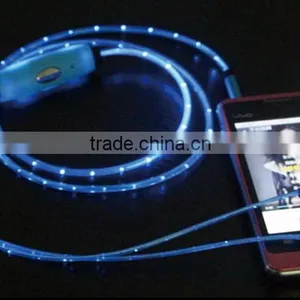 3.5mm el Earphone Visible Led Glowing Earphone With Microphone for Smartphones thumbnail-1