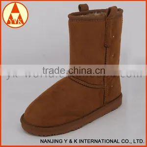 Gold Supplier China Warm Leather Snow Boots thumbnail-1