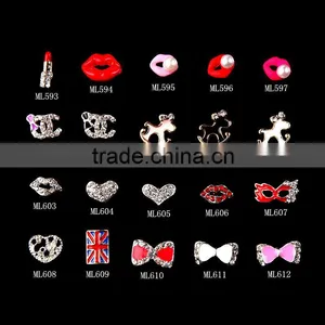 Various Choice 3d Nail Decoration Nail Alloy Jewelry ML171-ML612 thumbnail-6