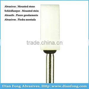 W-08 HP Cylindrical Shaped Aluminum Oxide Maded Fine Grit White Abrasive Stone thumbnail-1
