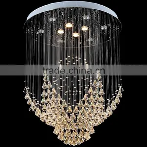 Modern Acrylic Crystal Diamond Chandelier Lustre Boul Diamant 92034 thumbnail-6