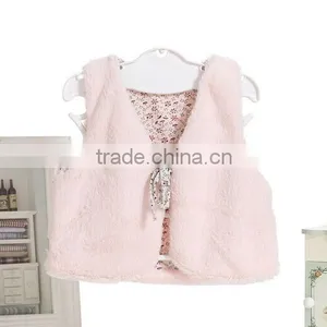 Children's Fur Vests, Baby Cute Vest Comfortable Vest thumbnail-1