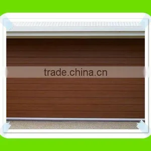 Electric Automatic Wood Grain Roller Garage Door thumbnail-1