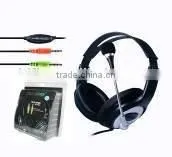 PC Headphone Earphone (GF-OV-L999MV) (stereo Headphone/headphone With Microphone) thumbnail-1