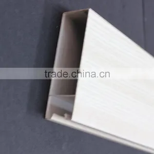 Simple Wood Grain Metal Suspend Slat Ceiling Aluminum Square Tube Screen Ceiling Tiles thumbnail-5