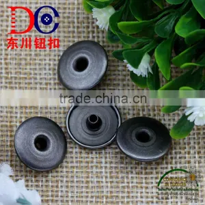 15mm Metal Brass Snap Button Antique Brass Button for Fashion Clothing thumbnail-5