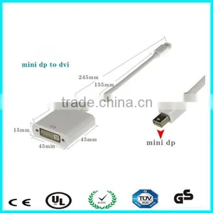 China Factory Directly Mini Displayport 20pin dp to Dvi Adapter thumbnail-2