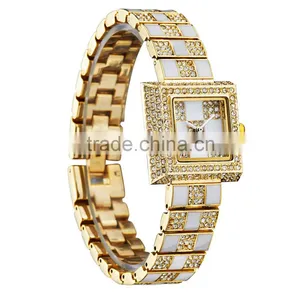 Kingsky KY068 Stylish Diamond Jewelry Fashion Wrist Watch Women thumbnail-1