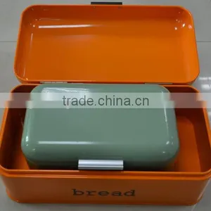 Colorful Metal Bread Box thumbnail-2