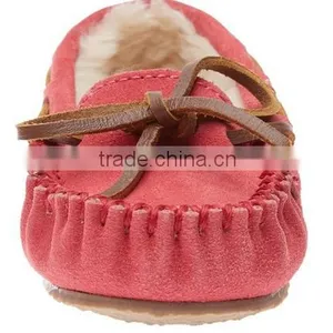 Soft Leather Baby Shoes Crib Moccasins MOQ 50 Pairs/mix 4 Size Quality Choice thumbnail-3