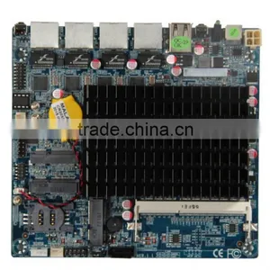 4 Lan Fanless Intel Atom D525 Network Security Firewall Motherboard thumbnail-2