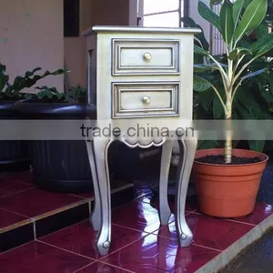 Small Bedside Table - French Bedroom Furniture Indonesia - Wooden Furniture thumbnail-1