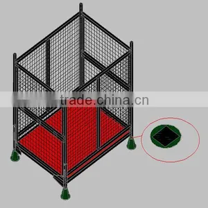 Collapsible Wire Mesh Container thumbnail-2