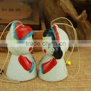 Carton Doll Ceramic Wind Bell thumbnail-1