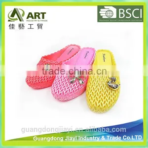 Flat Walking Sole Women's PVC Jelly Sandals Shoes thumbnail-1