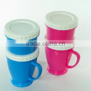 Promotion Gift Twist Lid Microwaveable 300ML Plastic Soup Container Set thumbnail-1