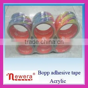 Wholesale 6 Rolls Packed 2 Inch Clear Bopp Packing Adhesive Tape thumbnail-4