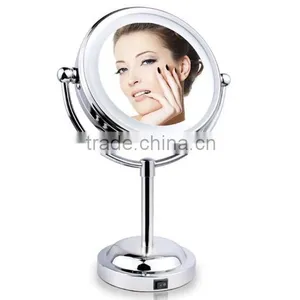 Double-Sided Makeup Mirror With LED Light , Double Led Mirror , Led Table Mirror thumbnail-1