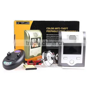 2.0" TFT LCD Screen Wide Angle Night Vision Intercom Home Security Doorbell Digital Electronic Peephole Eye Door Viewer thumbnail-3