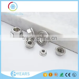 High Quality 304 Stainless Hex Flange Nut thumbnail-4
