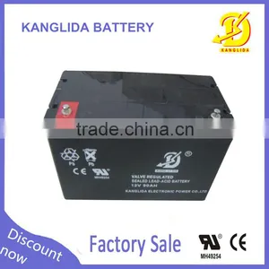 12v 80ah Storage Lead Acid Battery for Solar System 80amp Deep Cycle Battery thumbnail-1