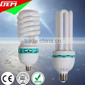 High Lumen Daylight 100% Tri-phosphor 5U Half Spiral 100W CFL With E27 E40 Lamp Base thumbnail-1