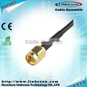 SMA Plug to IEC DVB-T TV PAL Male Right Angle RG174 Cable thumbnail-3