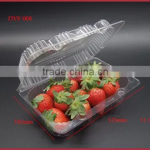 BOPS Eco-Friendly Disposable Plastic Food Packaging Box for Fresh Sushi Cake,etc. thumbnail-2
