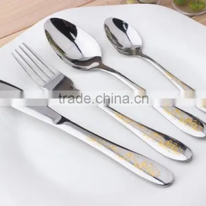 Hot Sale Promotional High Grade Daliy Use Stainless Steel Sutlery 24pcs Set KX-S148 thumbnail-1
