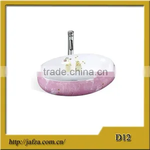 D12 New Style Ceramic Bathroom Ceramic Art Basin, Color Wash Basin thumbnail-1
