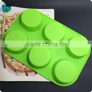 CTBED115 6 Hole Cylinders Handmade Soap Mould Green Color thumbnail-1