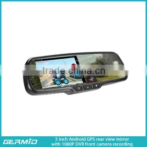 5 Inch Android Gps Navigation Rearview Mirror Gps Wireless Camera thumbnail-6