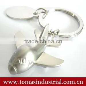 Guangzhou Hot Sale Wholesale Custom 3D Airplane Metal Keychains thumbnail-1
