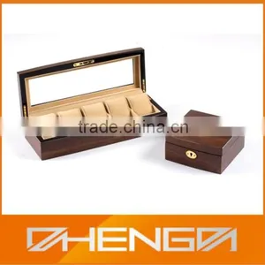 Best Sell Custom Made Brown Piano Finish Wooden Watch Packaging Boxes (ZDS-F218) thumbnail-1