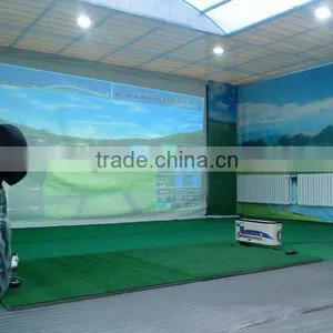 Double Screen Indoor Golf Simulator thumbnail-1