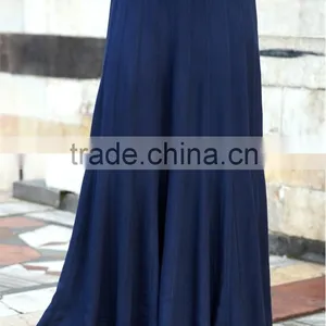 OEM Service China Factory Custom Made Wholesale Muslim Abaya Solid Skirt thumbnail-2
