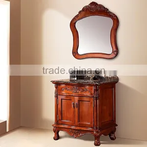 WTS22000 Mirrored Cabinets Type and Modern Style Modern Red Bathroom Cabinet thumbnail-2