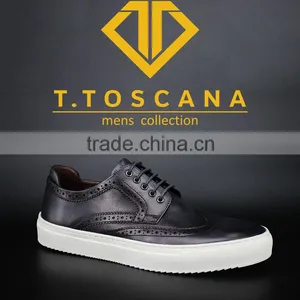 Sneakers Shoes for Man Casula Shoes by Hand Made Good Leather Bullock Style thumbnail-1