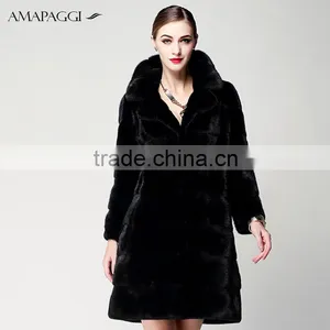 2015 Popular Winter Real Mink Fur Coat for Womens thumbnail-1