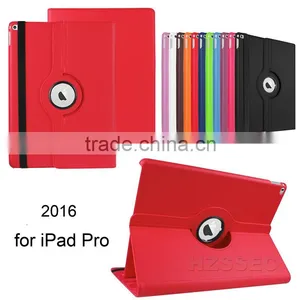 China Factory 360 Degree Rotating Stand Case With Smart Cover Auto Sleep / Wake Feature for Apple IPad Pro 12.9 thumbnail-1