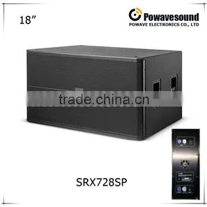 SRX728SP Powavesound Professional 18 Inch Subwoofer Speaker Box Dual Full Range Speaker pa Speaker High Power thumbnail-1