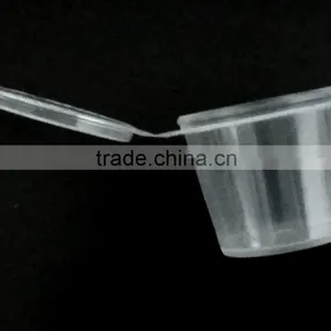 Plastic Sauce Container Round Clear Cup With Lid 0.75oz, 1oz,1.5oz, 2 Oz, thumbnail-1