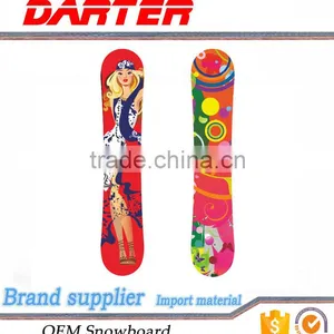 High Quality Tri-axial Fiberglass Snowboard Freestyle Skis Made in China thumbnail-1