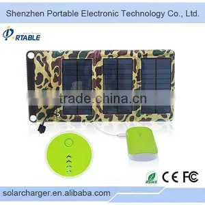 Waterproof 5W Folding Solar Panel Charger for Hiking thumbnail-5