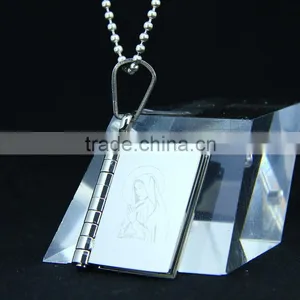 Stainless Steel Book Pendants New Design thumbnail-2