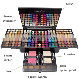 Chinese Factories Wholesale Custom Hot 180 Color Cosmetic Box, Draw Out Eye Shadow Box thumbnail-5