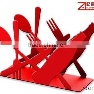 Cutlery Set Shape Restaurant Napkin Holder thumbnail-1