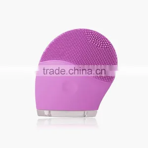 BP-1068 Mini Electric Facial Cleaner Brush Cleansing Face Massager Anti Aging Brushs Waterproof Silicone Scrubber Deep Pore thumbnail-1